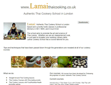 Tablet Screenshot of lamaithaicooking.co.uk